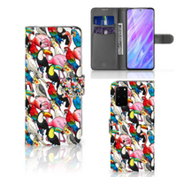 Samsung Galaxy S20 Plus Telefoonhoesje met Pasjes Birds - thumbnail