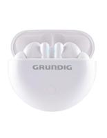 Grundig Draadloze Bluetooth Oordopjes - True Wireless Sport Oortjes Draadloos - Earbuds met Tot 9 uur speeltijd - USB-C Snelladen - Comfortabele Pasvorm - Wit