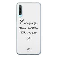 Huawei P Smart Pro siliconen hoesje - Enjoy life