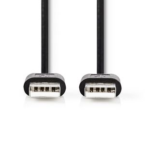 Nedis CCGT60000BK20 Kabel Usb 2.0 A Male - A Male 2,0 M Zwart