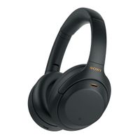 Sony WH-1000XM4 Hoofdtelefoon Zwart - thumbnail