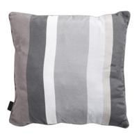 Madison sierkussen Stripe 50 x 50 cm katoen grijs