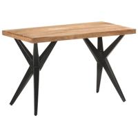 vidaXL Eettafel 120x60x76 cm massief acaciahout
