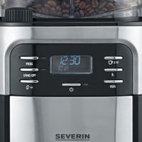 Severin KA 4810 Koffiezetapparaat RVS (geborsteld), Zwart Capaciteit koppen: 10 Met koffiemolen, Timerfunctie - thumbnail