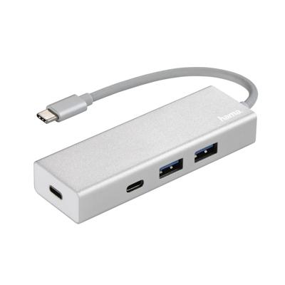 Hama Aluminium USB 3.2 Gen 2 (3.1 Gen 2) Type-C 5000 Mbit/s Zilver