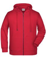 James+Nicholson JN8026 Heren Zip-Hoody