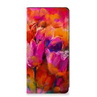 Bookcase Samsung Galaxy Xcover 7 Tulips