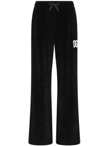 Dolce & Gabbana DGVIB3 pantalon de jogging à logo imprimé - Noir