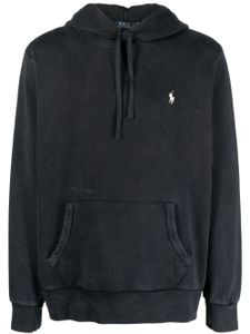 Polo Ralph Lauren hoodie en coton à motif Polo Pony - Noir