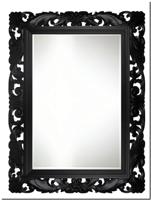 Decoratieve Handgestoken spiegel Fender Zwart