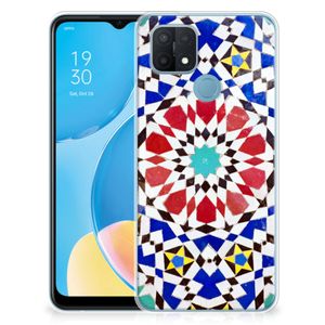 OPPO A15 TPU Siliconen Hoesje Mozaïek