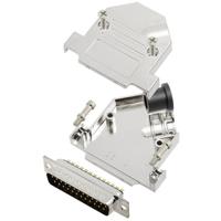 TRU COMPONENTS TCD45NT25MDMPK 7709044 D-sub male connectorset 45 ° Aantal polen: 25 Soldeerkelk 1 stuk(s)