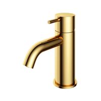 Hotbath Cobber Wastafelkraan Gepolijst Messing PVD CB003C