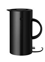 Stelton Waterkoker EM77 - elektrisch fornuis, waterketel, theepot - snel kokend, laag energieverbruik, uitneembaar kalkfilter, veiligheidsschakelaar - 1,5 liter, zwart, EU-stekker