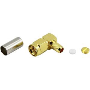 Conrad Components SMA-connector Stekker, haaks 50 Ω 1 stuk(s)