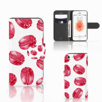 Apple iPhone 5 | 5s | SE Book Cover Pink Macarons - thumbnail