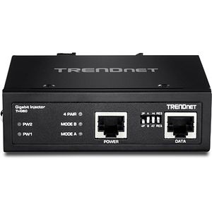 Trendnet TI-IG60 PoE adapter & injector Fast Ethernet, Gigabit Ethernet