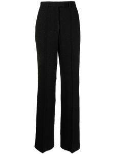 Alessandra Rich pantalon de tailleur à taille haute - Noir