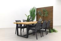 GreenChair Lagoon/Murano teak - 240x100 cm. - tuinset 7-delig