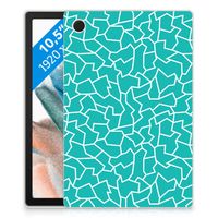 Samsung Galaxy Tab A8 2021/2022 Tablethoes Cracks Blue - thumbnail