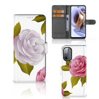 Motorola Moto G31 | G41 Hoesje Roses - thumbnail