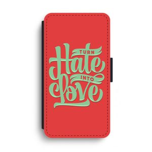 Turn hate into love: iPhone XS Max Flip Hoesje