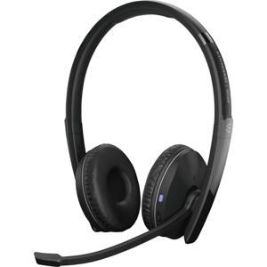 EPOS 1000882 On Ear headset Telefoon Bluetooth Stereo Zwart Noise Cancelling Volumeregeling, Microfoon uitschakelbaar (mute)