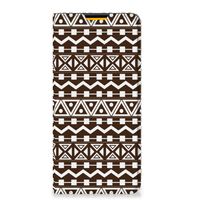 Samsung Galaxy M52 Hoesje met Magneet Aztec Brown