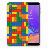 Samsung Galaxy A7 (2018) TPU bumper Blokken - thumbnail