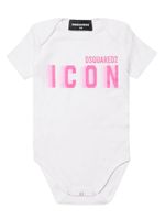 DSQUARED2 KIDS body en coton à logo imprimé - Blanc - thumbnail