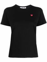 Comme Des Garçons Play t-shirt à patch logo - Noir - thumbnail