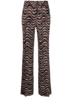 Missoni pantalon en jacquard à coupe droite - Noir