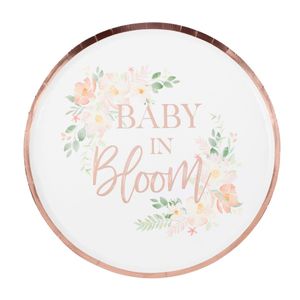 Floral Baby In Bloom Bordjes (8st)