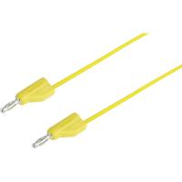 VOLTCRAFT MSB-300 Meetsnoer Banaanstekker 4 mm Banaanstekker 4 mm 2.00 m Geel 1 stuk(s)