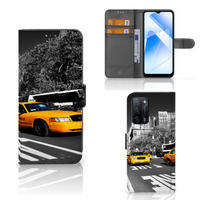 OPPO A16/A16s/A54s Flip Cover New York Taxi - thumbnail