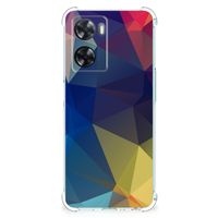 OPPO A57 | A57s | A77 4G Shockproof Case Polygon Dark - thumbnail