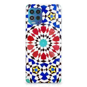 Motorola Moto G100 TPU Siliconen Hoesje Mozaïek