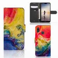 Hoesje Huawei P20 Lite Watercolor Dark - thumbnail