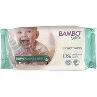 Bambo Nature Eco Babydoekjes Plasticvrij Bio Afbreekbaar 50 Stuks