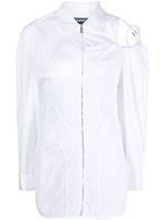 Jacquemus robe-chemise Galliga asymétrique - Blanc - thumbnail