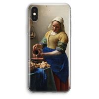 The Milkmaid: iPhone XS Max Transparant Hoesje - thumbnail