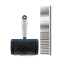 MIKKI DOODLE GROOMING KIT MET KAM EN SLICKERBORSTEL - thumbnail