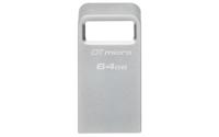 Kingston DataTraveler® Micro USB-stick 64 GB Zilver DTMC3G2/64GB USB 3.2 Gen 1 - thumbnail