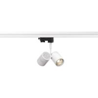 SLV Bima II 152231 230V-railsysteem lamp 3-fasig GU10 100 W Halogeen, LED Wit (mat)