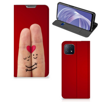 OPPO A73 5G Hippe Standcase Liefde - Origineel Romantisch Cadeau - thumbnail