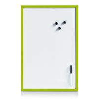 Whiteboard/memobord magnetisch incl. marker en magneten - 40 x 60 cm - groen