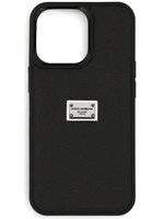 Dolce & Gabbana coque d'iPhone 13 Pro à logo - Noir