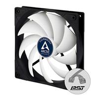 ARCTIC F14 PWM PST - 140 mm PWM PST Behuizingsventilator, Case Fan met standaard behuizing, PST-aansluiting (PWM Sharing Technology), Reguleert RPM synchroon, 200-1350 rpm. - Zwart/Wit