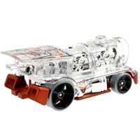 Hot Wheels X-raycers Loco Motorin Auto 7 Cm Transparant/rood