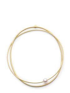 Lia Di Gregorio 18kt yellow gold Metis pearl bangle